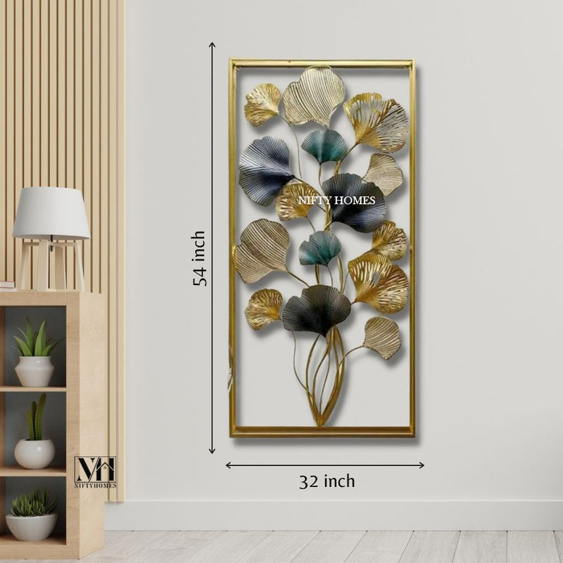Vibrant Branched Metal Wall Art Panel | Wall Accent - NiftyHomes