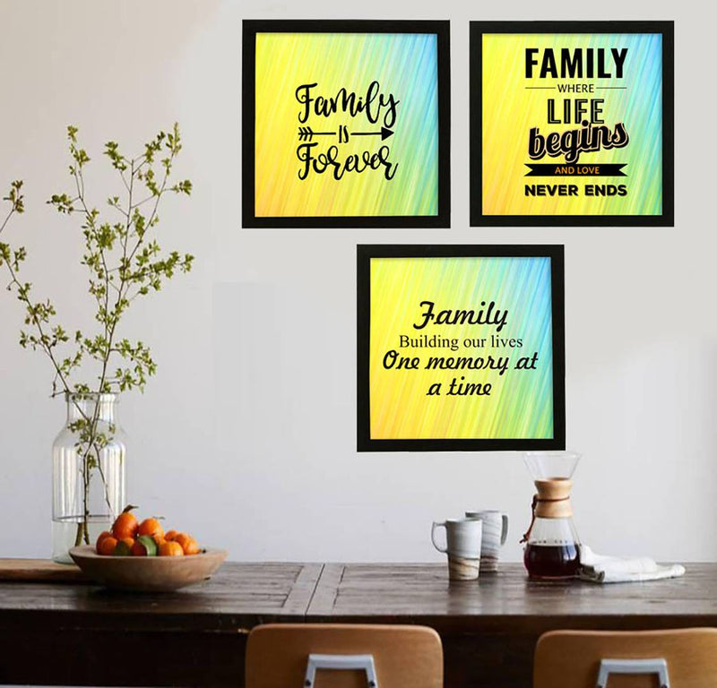 Family Wall Hanging Frame Pack Of 3 - NiftyHomes