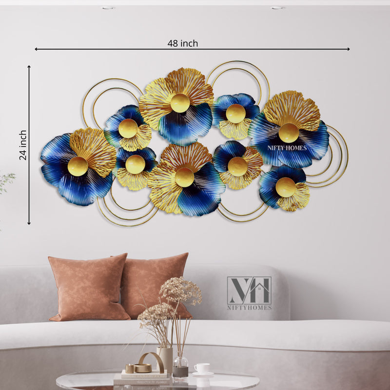 The Mystic Manali Metal Wall Art Panel | Wall Accent - NiftyHomes
