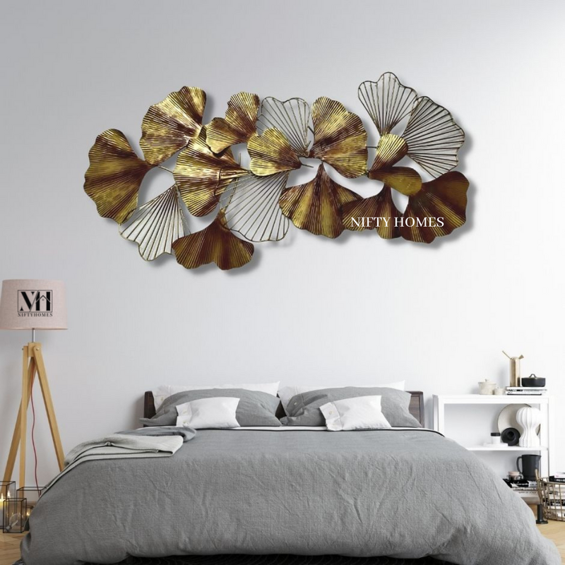 Autumn Branch Metal Wall Art Panel | Wall Accent - NiftyHomes
