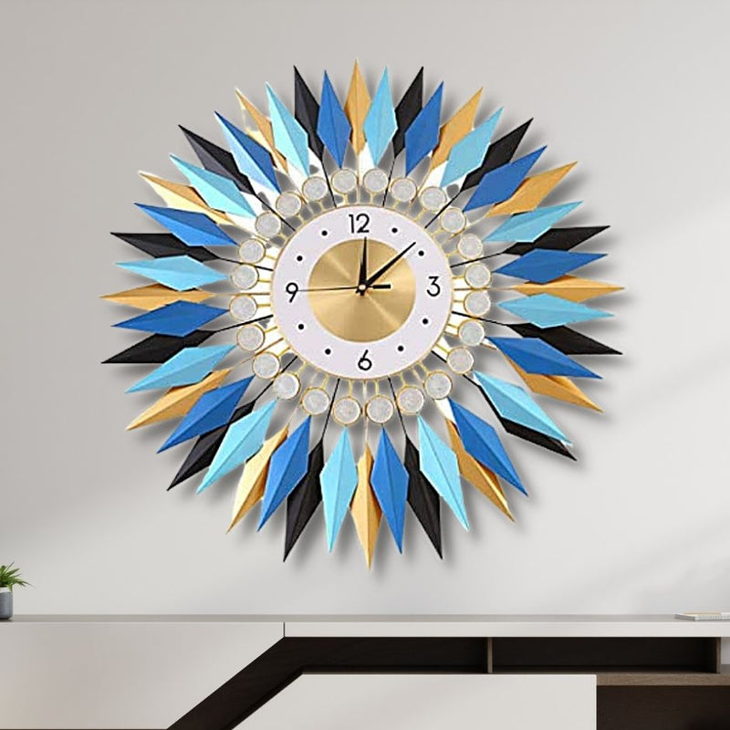 The Azure Diamonds Wall Clock - NiftyHomes