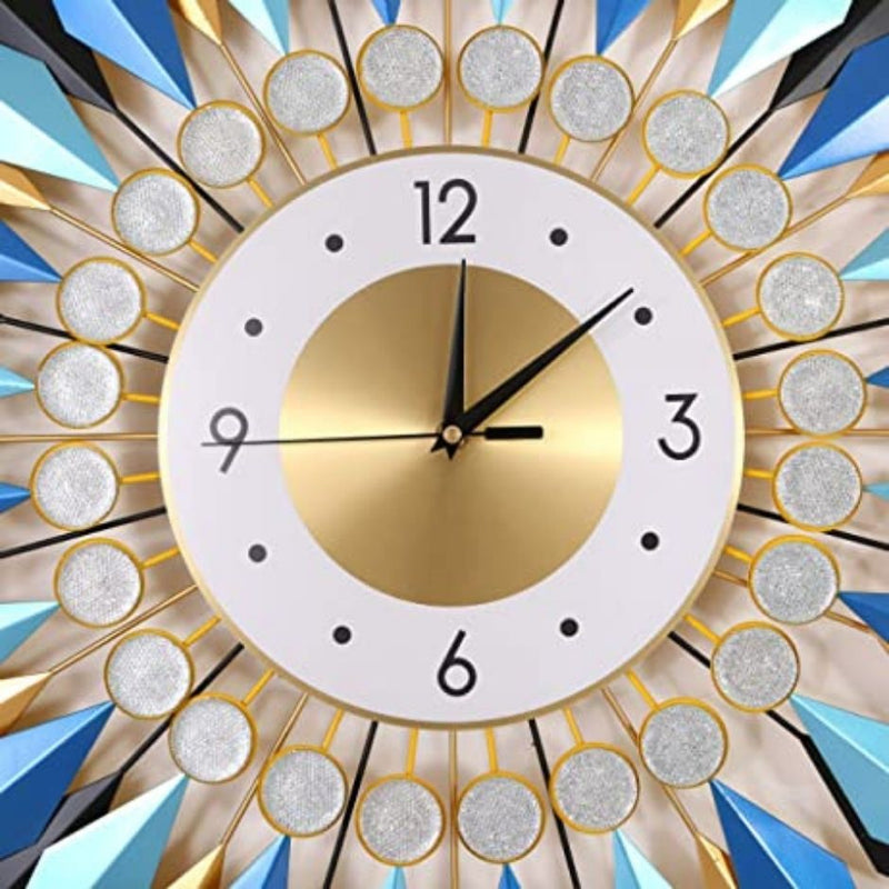 The Azure Diamonds Wall Clock - NiftyHomes