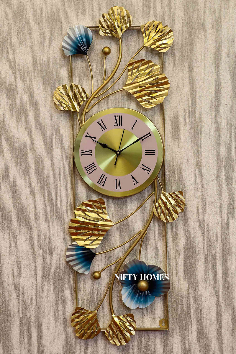 The Royal Golden Wall Clock - NiftyHomes