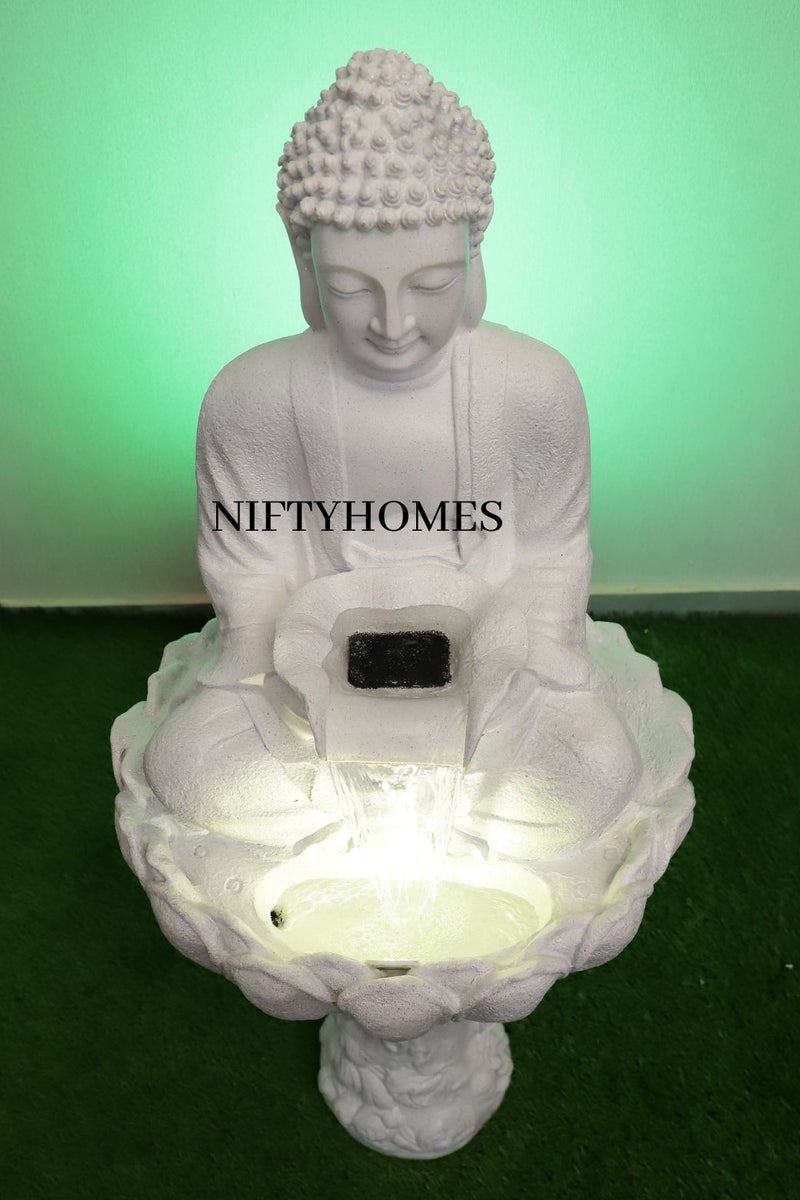 Lotus Buddha | Water Fountain - NiftyHomes