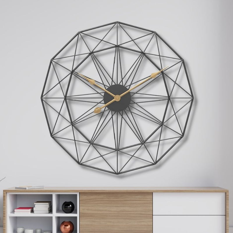The Glazed Circle Wall Clock - NiftyHomes