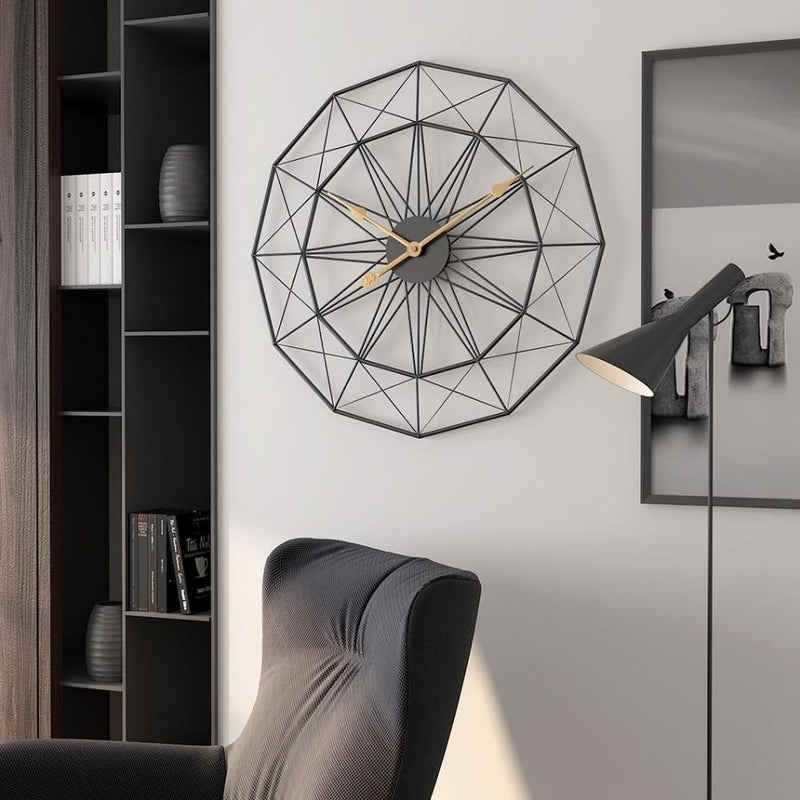 The Glazed Circle Wall Clock - NiftyHomes