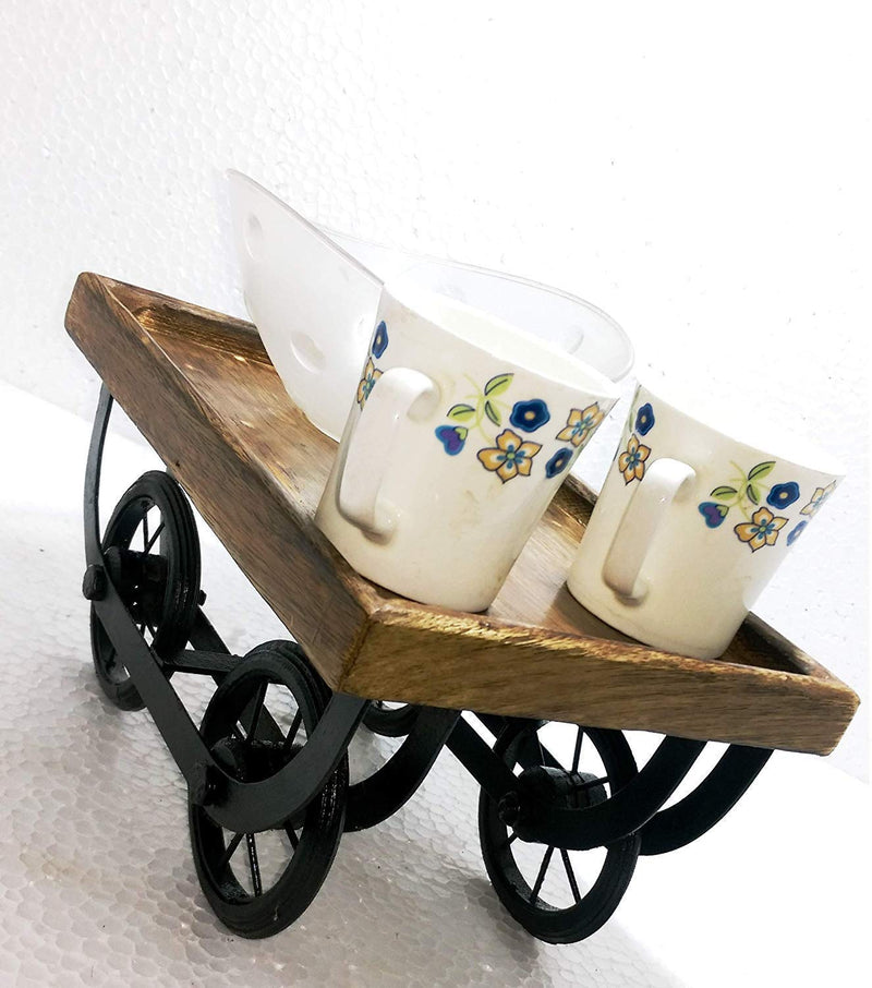 Wooden Classy Serving Cart - NiftyHomes
