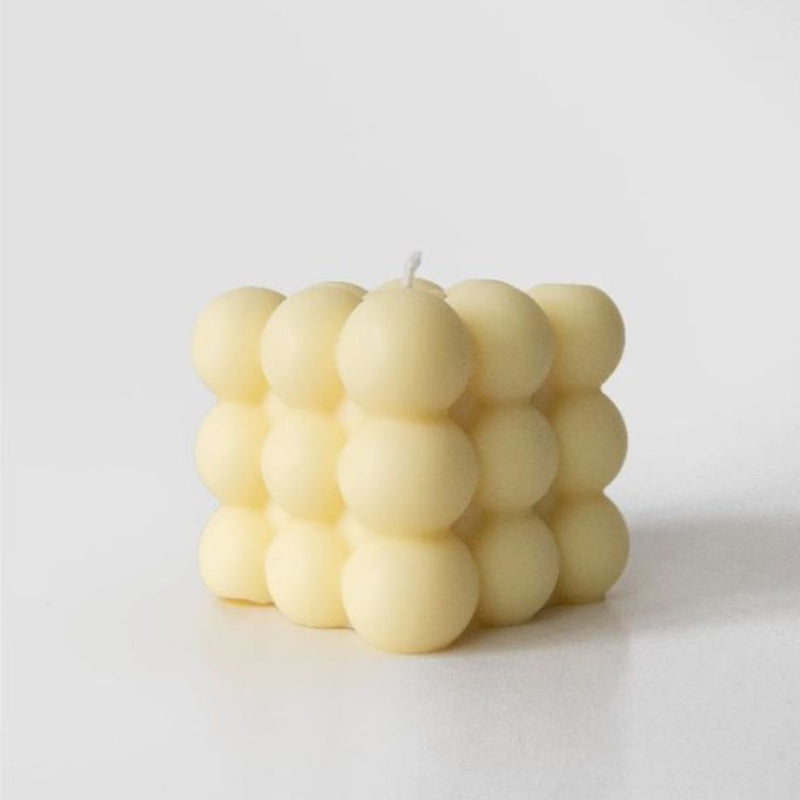 Peach Yellow Bubble Candle | Scented Designer Candle
