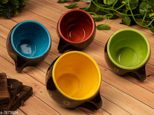 Brown Colourful Mug Sets (Pack of 6) - NiftyHomes