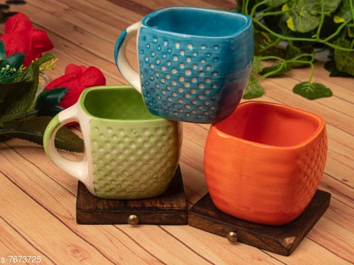 Colourful Designer Mug Sets (Pack of 6) - NiftyHomes