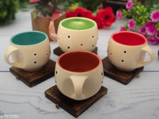 Colourful Dots Mug Sets (Pack of 6) - NiftyHomes