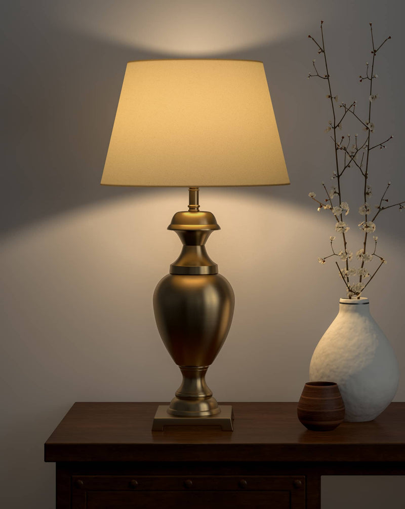 Carved Metal | Table Lamp - NiftyHomes