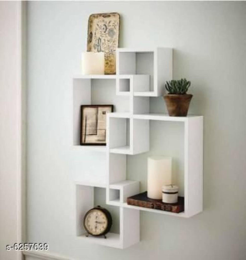 Checks Wall Shelves (Set of 4) | Wall Shelves - NiftyHomes